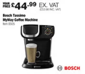 Bosch - Tassimo Mytilay Coffee Machine