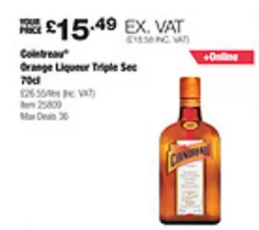 Cointreau - Orange Liqueur Triple Sec
