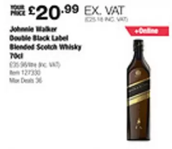 Johnnie Walker - Double Black Label