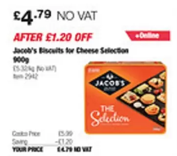 Jacob's - Biscuits for Cheese Selection