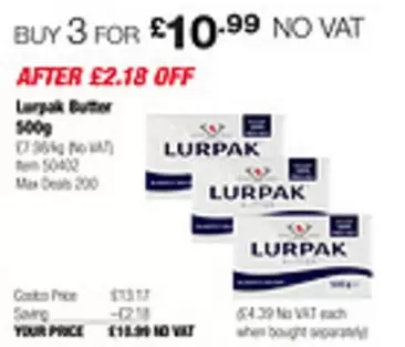 Lurpak - Butter
