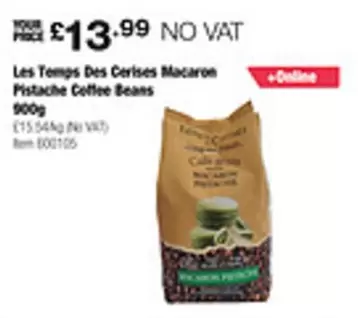 Macaron Pistache Coffee Beans