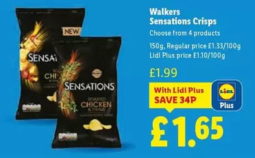 Walkers - Sensations Crisps