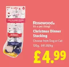 CAT - Christmas Dinner Stocking