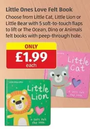 CAT - Little Ones Love Felt Book