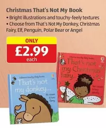 Fairy - That's Not My Donkey, Christmas , Elf, Penguin, Polar Bear or Angel