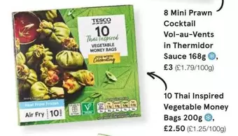 Thai Inspired Vegetable Money Bags