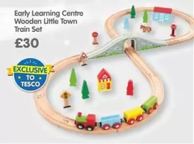 Wooden Little Town Train Set