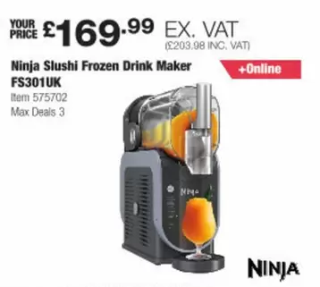 Ninja - Slushi Frozen Drink Maker FS301UK
