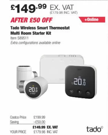 Wireless Smart Thermostat Multi Room Starter Kit