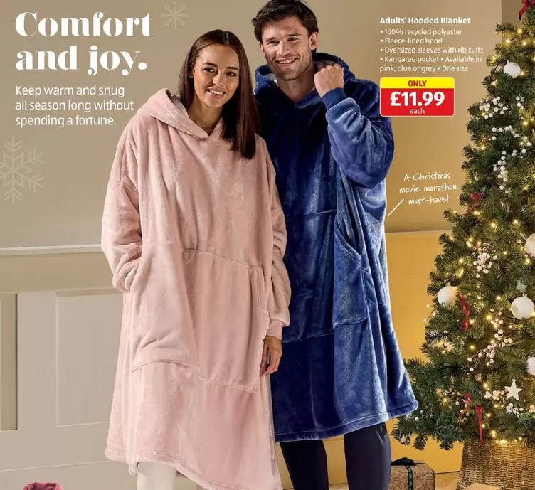 Comfort - Adults' Hooded Blanket