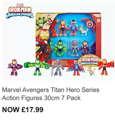 Marvel - Avengers Titan Hero Series Action Figures 30cm 7 Pack