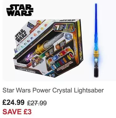 Star Wars - Power Crystal Lightsaber