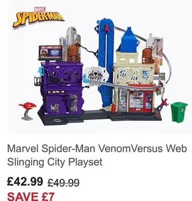 Marvel - Venom Versus Web Slinging City Playset
