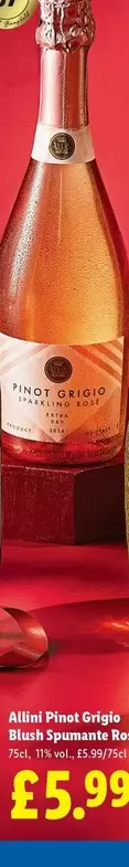 Pinot Grigio - Allini Blush Spumante Rosé
