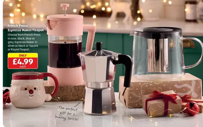 Silver - French Press, Espresso Maker/Teapot