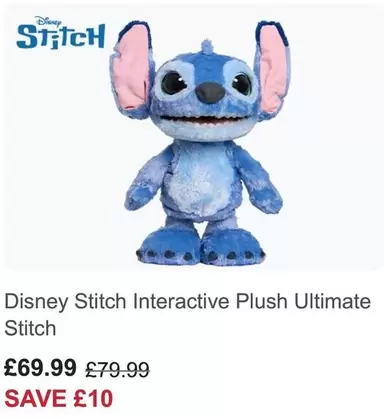 Disney - Stitch Interactive Plush Ultimate Stitch