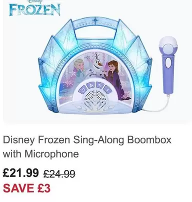 Disney - Sing-Along Boombox with Microphone