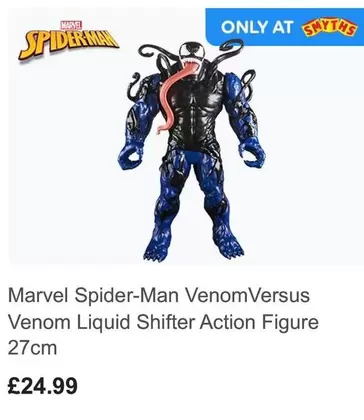 Marvel - Spider-Man Venom Versus Venom Liquid Shifter Action Figure
