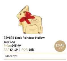 Lindt - Reindeer Hollow