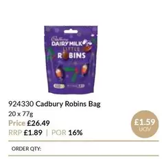 Cadbury - Robins Bag