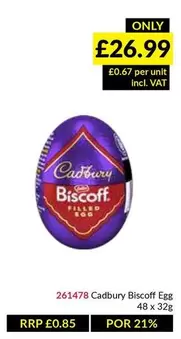 Cadbury - Biscoff Egg