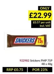 Snickers -  PMP 75P