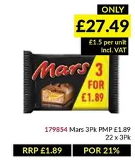 Mars - 3Pk PMP