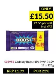 Cadbury - Boost 4Pk PMP