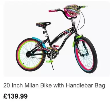 20 Inch Milan Bike with Handlebar Bag