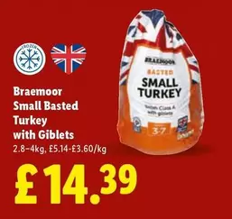 Frozen - Small Basted Turkey with Giblets