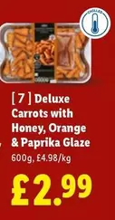 Deluxe - Carrots with Honey, Orange & Paprika Glaze