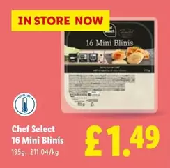 Chef - 16 Mini Blinis