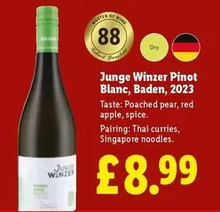 Master - Junge Winzer Pinot Blanc, Baden, 2023