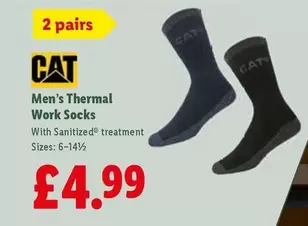CAT - Thermal Work Socks