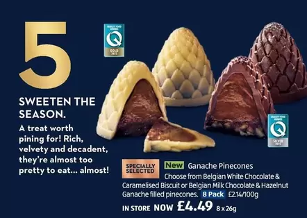 Silver - Ganache Pinecones