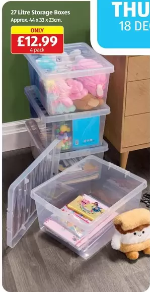 27 Litre Storage Boxes