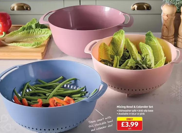 Mixing Bowl & Colander Set