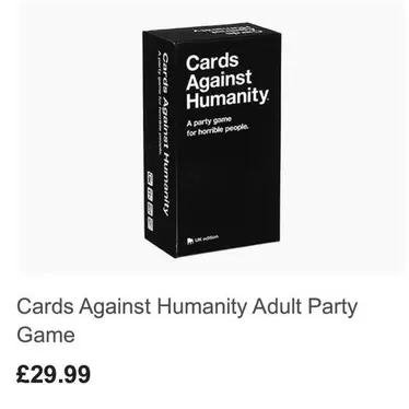 Cards Against Humanity Adult Party Game
