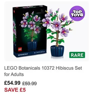 LEGO - Botanicals 10372 Hibiscus Set for Adults