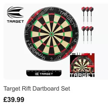 Rift Dartboard Set