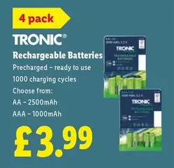 AA - Rechargeable Batteries