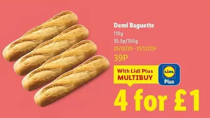 Lidl - Demi Baguette