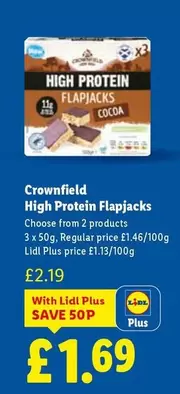 Crownfield - High Protein Flapjacks