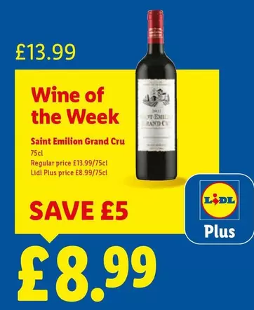 Lidl - Saint Emilion Grand Cru
