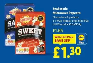 Sweet - Microwave Popcorn