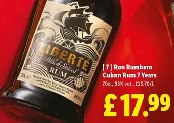 Ron Rumbero Cuban Rum 7 Years