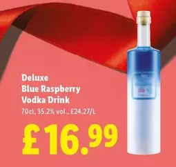 Deluxe - Blue Raspberry Vodka Drink