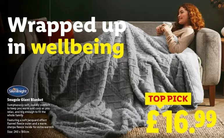 Comfort - Snuggle Giant Blanket