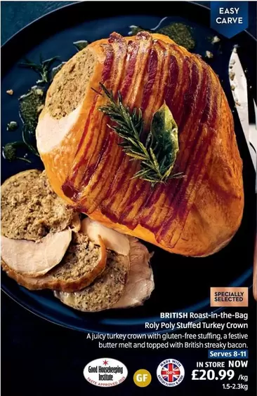 Crown - Roast-in-the-Bag Roly Poly Stuffed Turkey